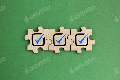 Preview: certified and correct mark. Standard certification, accurate selection, production standards