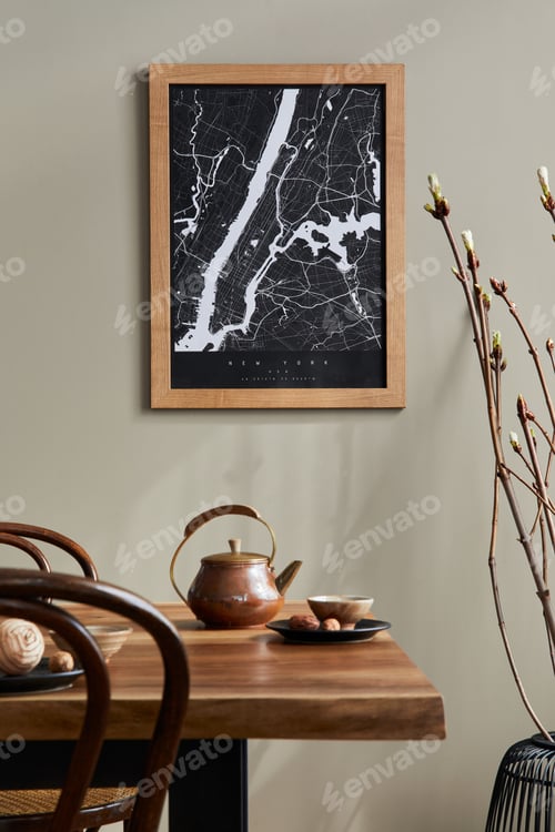 Preview: Stylish dining room interior