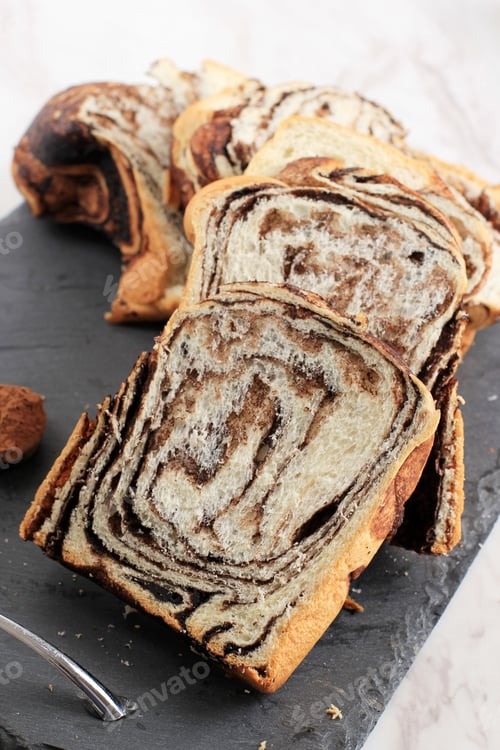 Preview: Sliced Babka on Stone Plate