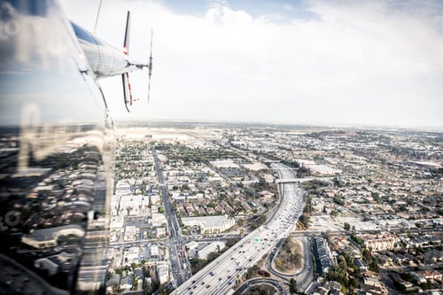 Preview: Los angeles aerial view from helicopter