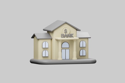 Preview: Cartoon bank building facade