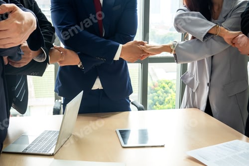 Preview: Group of Business People Diverse Meeting and Working in the Office, Seminar Concept