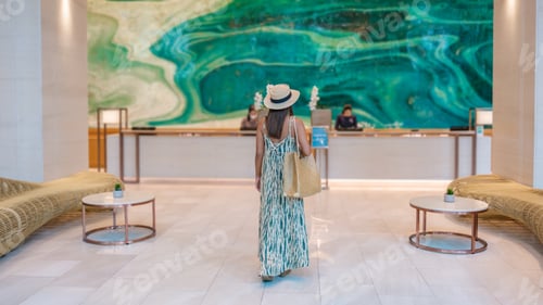Preview: hotel lobby of a luxury hotel in Thailand