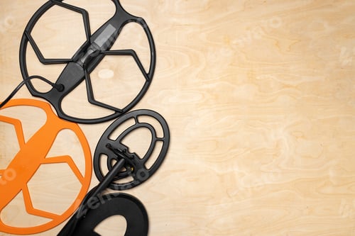 Preview: Search coil of the metal detector top view