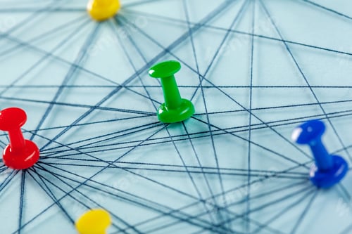 Preview: Network with pins
