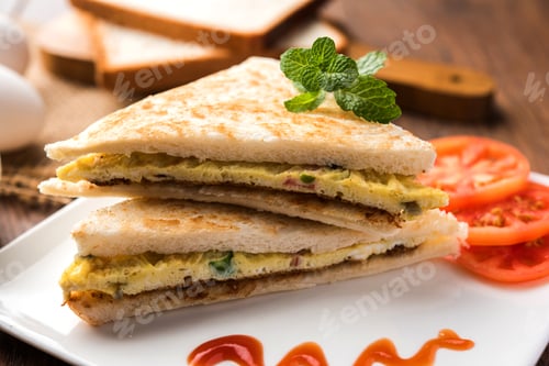 Preview: Bread Omelette Sandwich