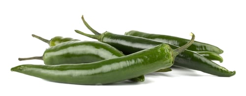 Preview: Hot chili peppers isolated on white background