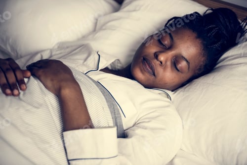Preview: A woman sleeping soundly