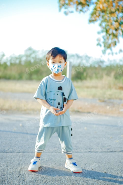 Preview: Cute Boy playing in the park, Sweet Little baby boy enjoying