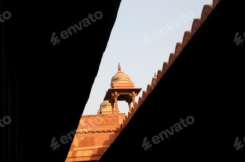 Preview: View of UNESCO World Heritage site Fatehpur Sikri, India.