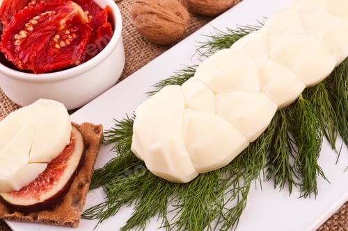Preview: String Cheese On Chopping Board