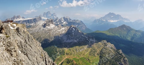 Preview: View from the top of Lagazuoi, Dolomites, Italy