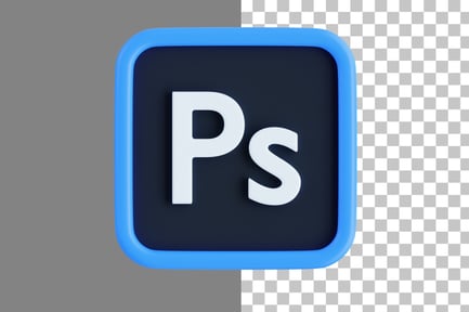 Preview: Adobe Photoshop 3D Icon