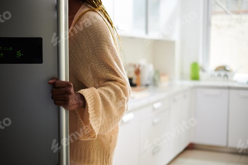 Preview: Woman Opening Refrigerator
