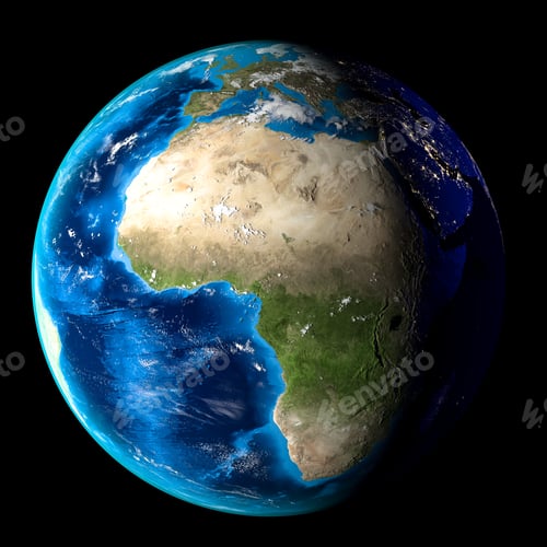 Preview: Earth from Space Showing Day and Night