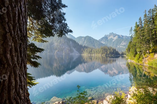 Preview: Mountains lake