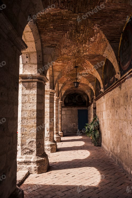 Preview: Cloisters at Santa Catalina Monastery (Convento de Santa Catalina aka Saint Catherine), a convent in