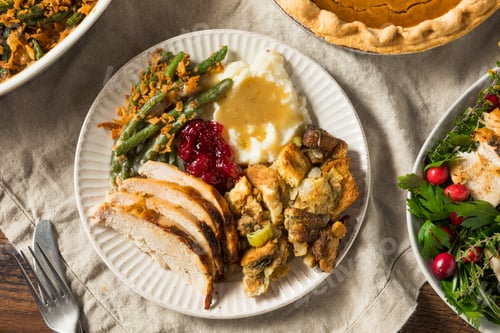 Preview: Homemade Thanksgiving Turkey Plate