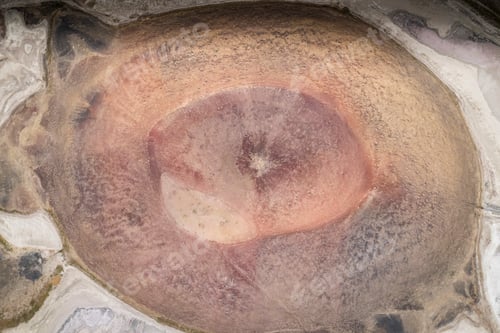 Preview: Aerial view of Meke Crater Lake in Konya, Turkey.