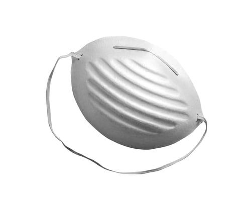 Preview: protection mask under the white background