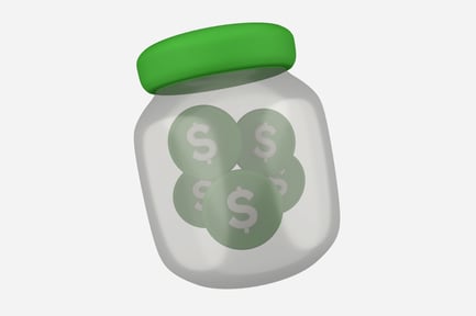 Preview: Crowdfunding Jar 3D Illustrations