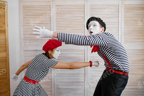 Preview: Two clowns, mime artists, boxing parody, comedy