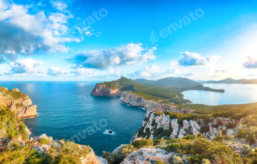 Preview: Amazing morning view on Cacccia cape.