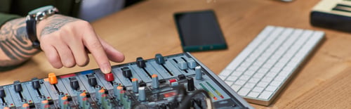 Preview: Asian Multi-Instrumentalist Mixing Audio in Studio