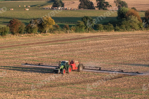 Preview: Farm vehicle spraying fertilizer - Yorkshire - England