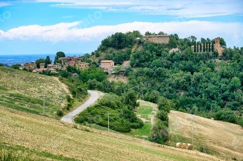 Preview: Summer landscape near Serramazzoni (Modena, Italy)