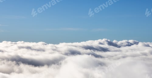 Preview: White Puff Clouds during a sunny day