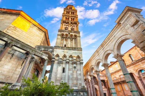 Preview: Famous Diocletian Palace built for Emperor Diocletian in historic center of Split