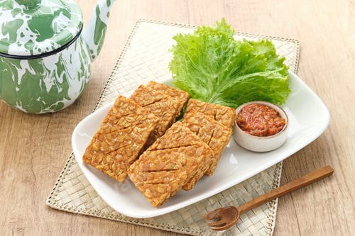 Preview: Tempeh, Tempe Goreng or Fried tempeh
