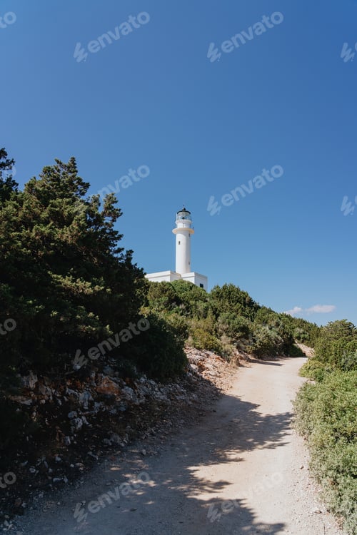 Preview: Secluded Lighthouse on Mediterranean Coast