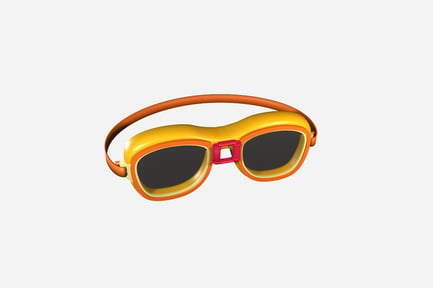 Preview: Ski Googles 3D Illustration