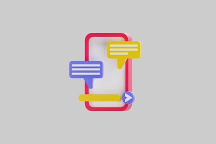 Preview: Smartphone chat bubble icon