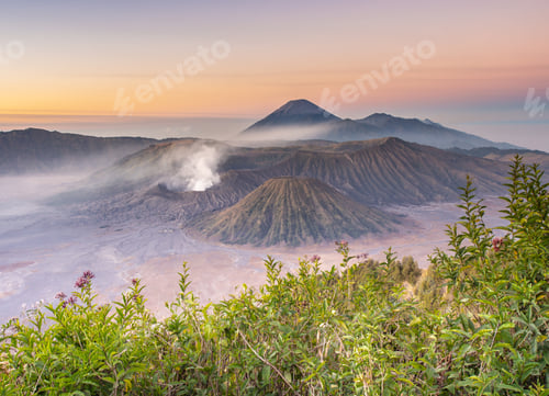 Preview: Amazing view of high mountains and blue sky