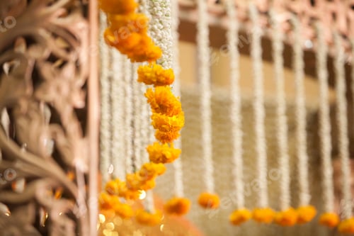 Preview: Flower garland for Indian wedding decorations