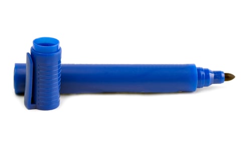 Preview: blue highlighter isolated