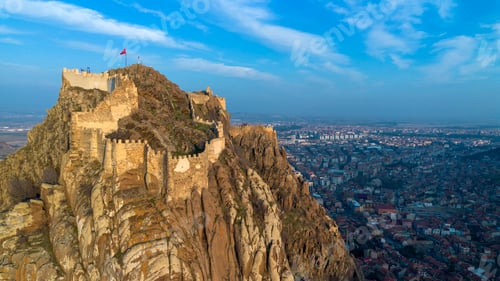 Preview: Afyon Castle and Afyon City view from Hidirlik Hill