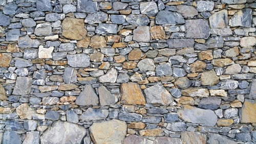 Preview: Old wall from stones of various shapes