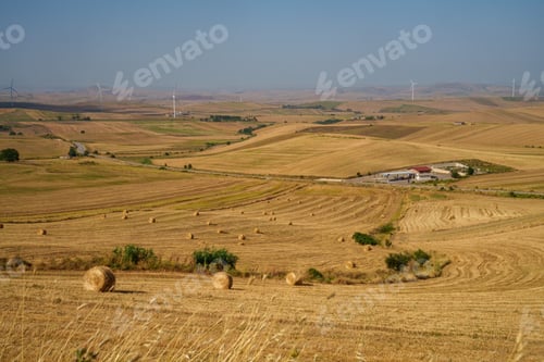 Preview: Country landscape near Oppido Lucano and San Chirico, Basilicata, Italy