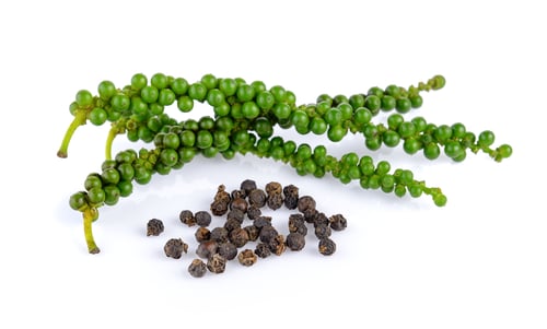Preview: peppercorn on white background