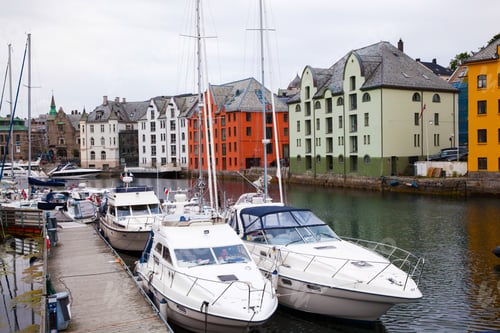Preview: houses of Alesund town Norway