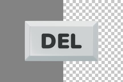 Preview: Delete 3D Icon