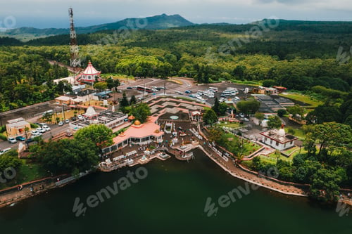 Preview: The Ganga Talao Temple in Grand bassin, Savanne, Mauritius