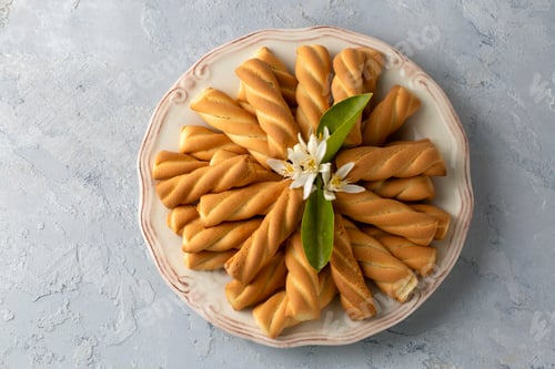 Preview: Koulourakia - greek handmade butter cookies - Greek Easter cookies koulourakia