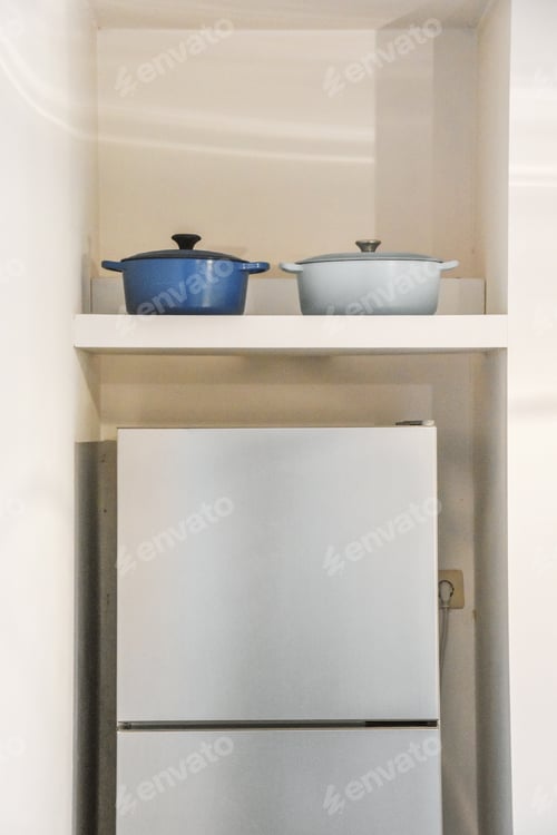 Preview: Steel modern fridge