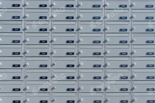 Preview: Mail boxes, numbers