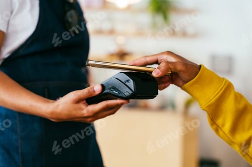 Preview: Barista working in a bar cafeteria